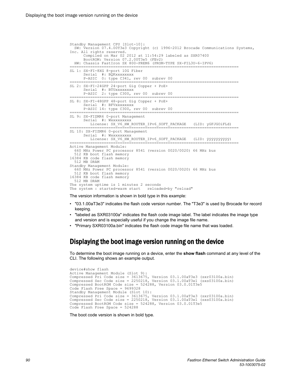 Brocade FastIron Ethernet Switch Administration Guide User Manual | Page 90 / 362