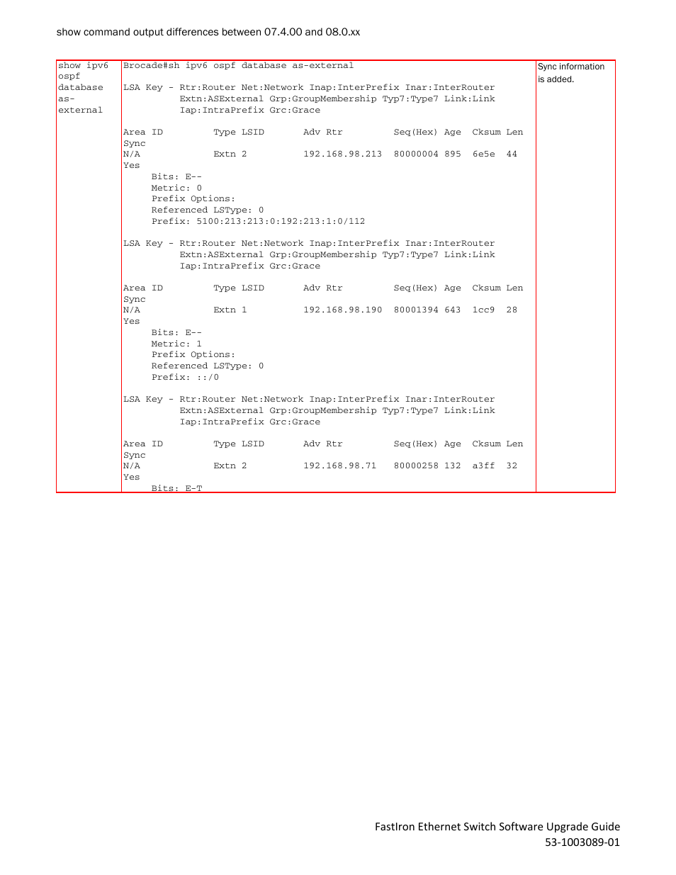 Brocade FastIron Ethernet Switch Software Upgrade Guide User Manual | Page 104 / 121