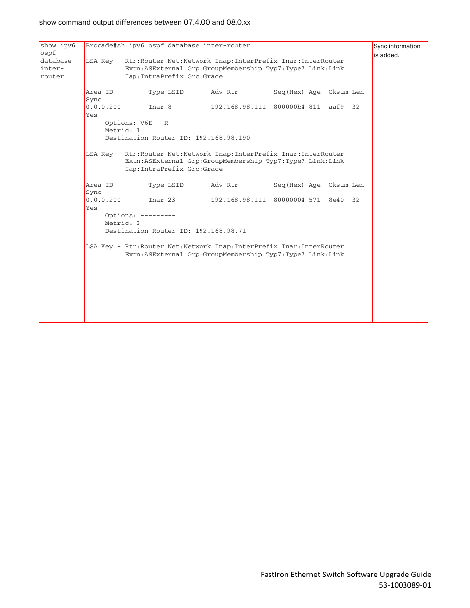 Brocade FastIron Ethernet Switch Software Upgrade Guide User Manual | Page 106 / 121