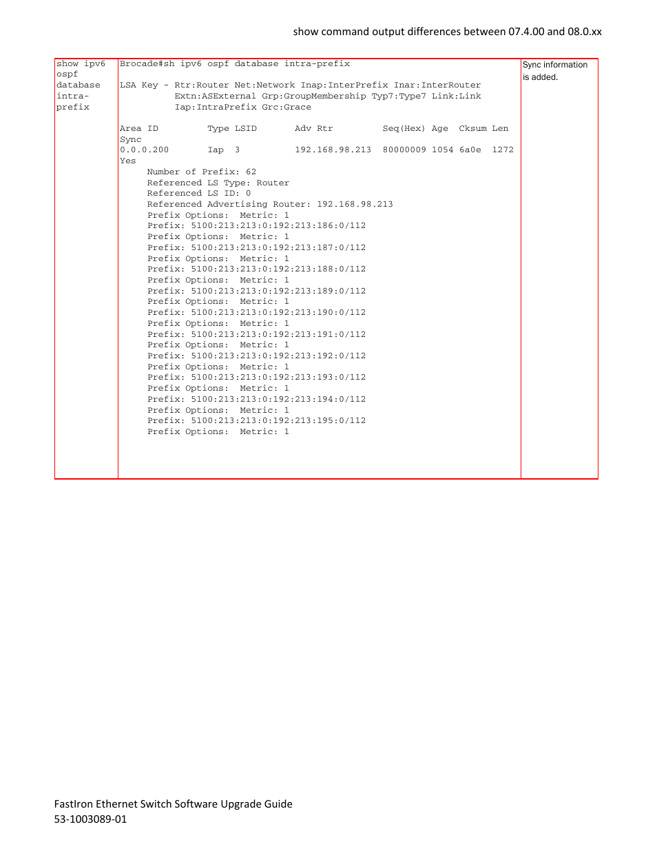 Brocade FastIron Ethernet Switch Software Upgrade Guide User Manual | Page 107 / 121