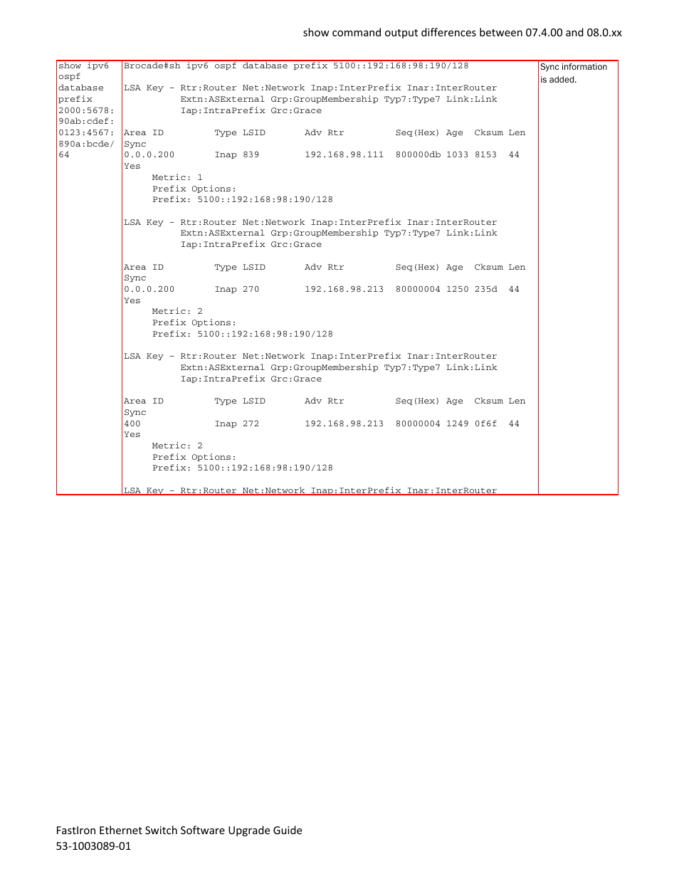 Brocade FastIron Ethernet Switch Software Upgrade Guide User Manual | Page 111 / 121
