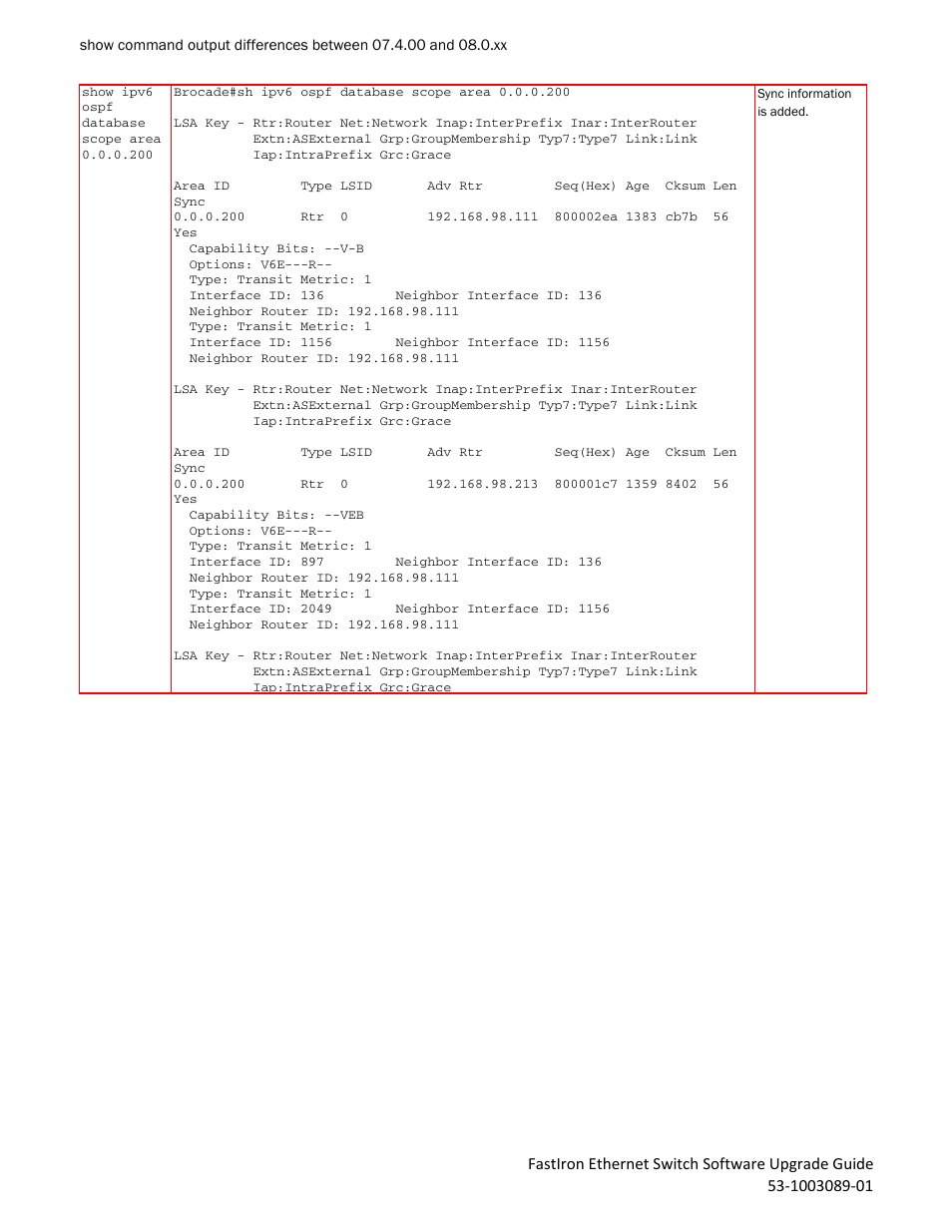 Brocade FastIron Ethernet Switch Software Upgrade Guide User Manual | Page 114 / 121