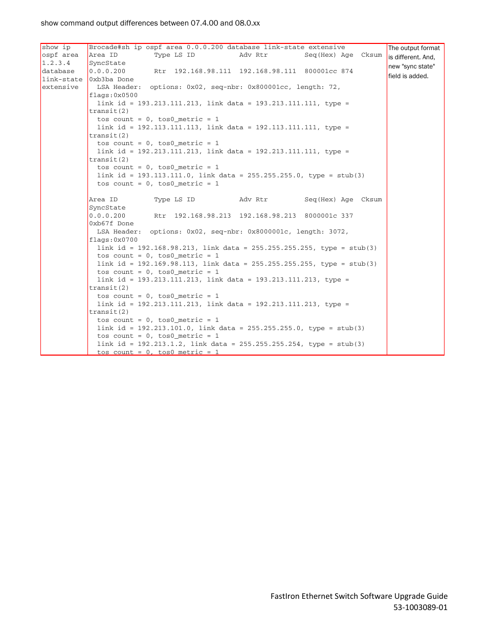 Brocade FastIron Ethernet Switch Software Upgrade Guide User Manual | Page 74 / 121