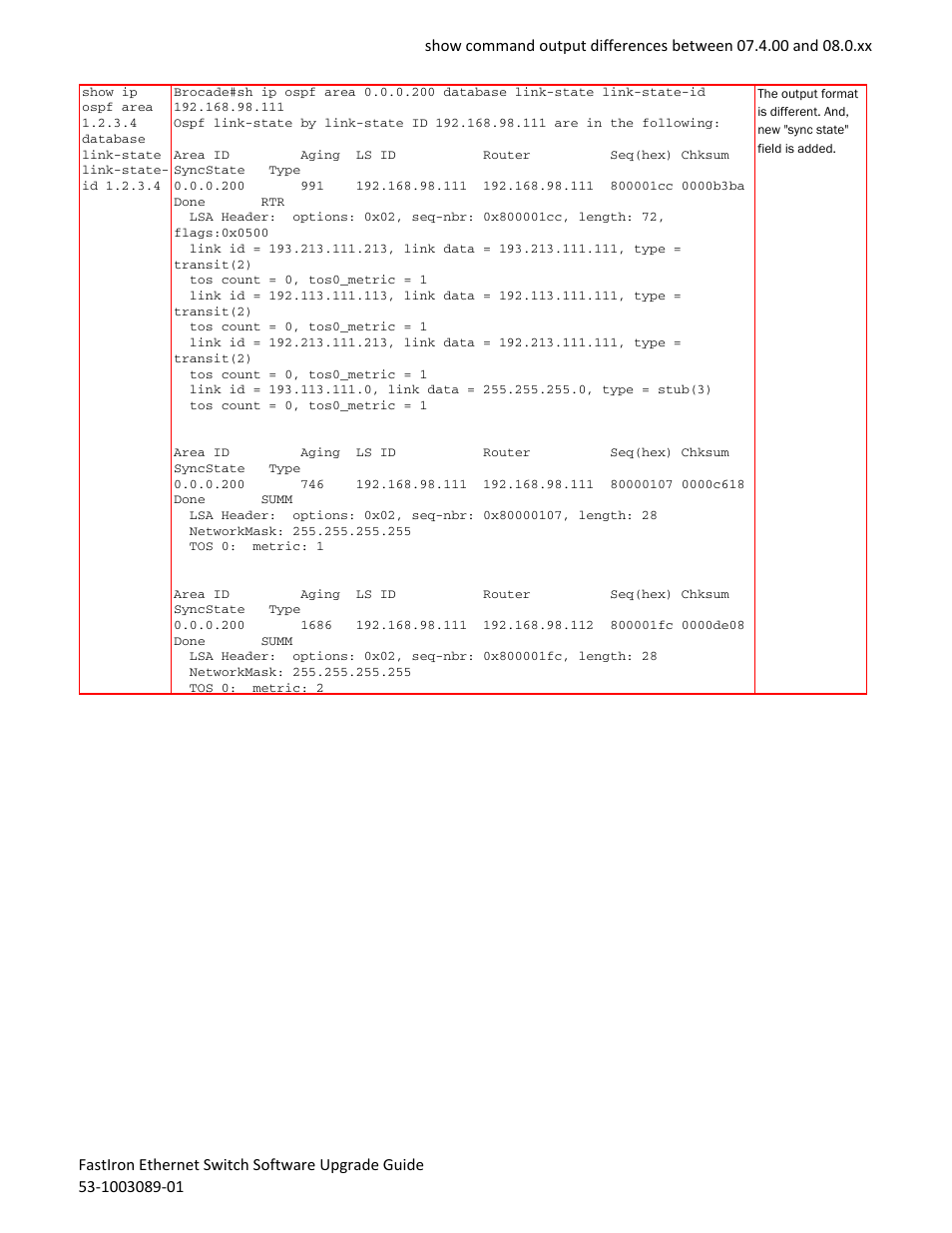 Brocade FastIron Ethernet Switch Software Upgrade Guide User Manual | Page 75 / 121