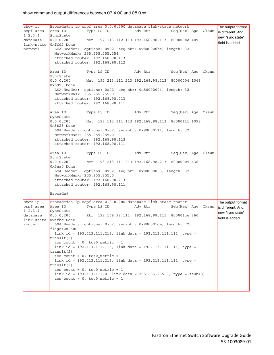 Brocade FastIron Ethernet Switch Software Upgrade Guide User Manual | Page 76 / 121