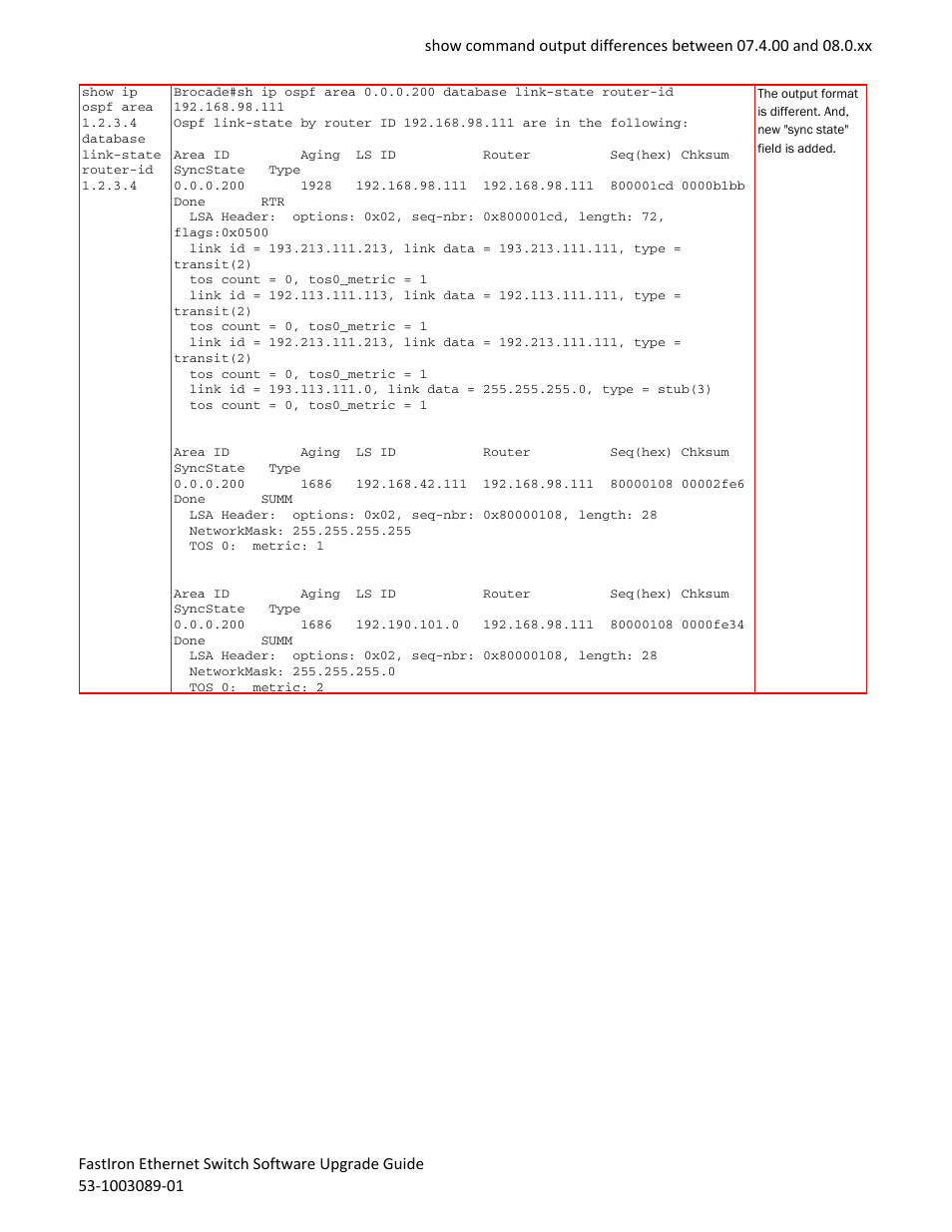 Brocade FastIron Ethernet Switch Software Upgrade Guide User Manual | Page 77 / 121