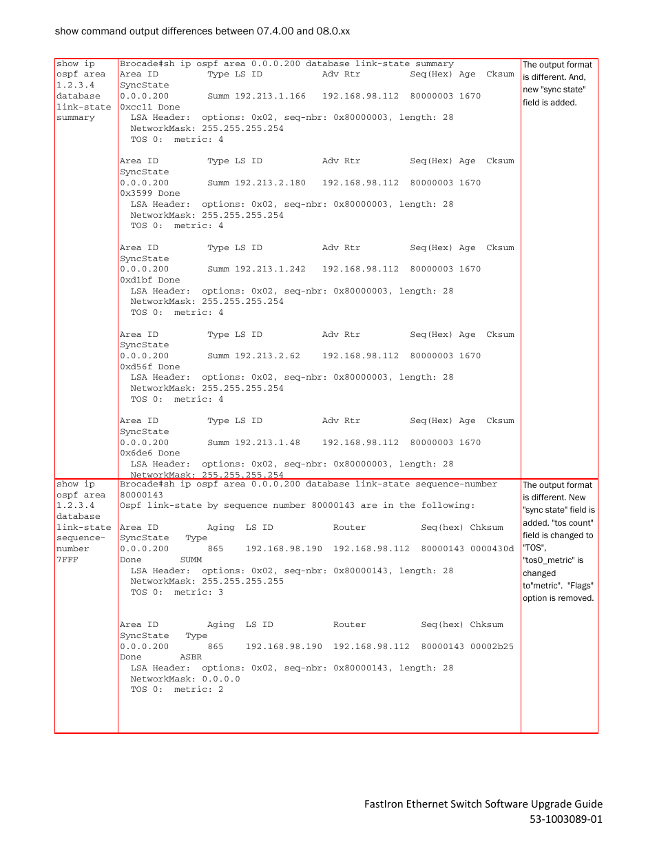 Brocade FastIron Ethernet Switch Software Upgrade Guide User Manual | Page 78 / 121