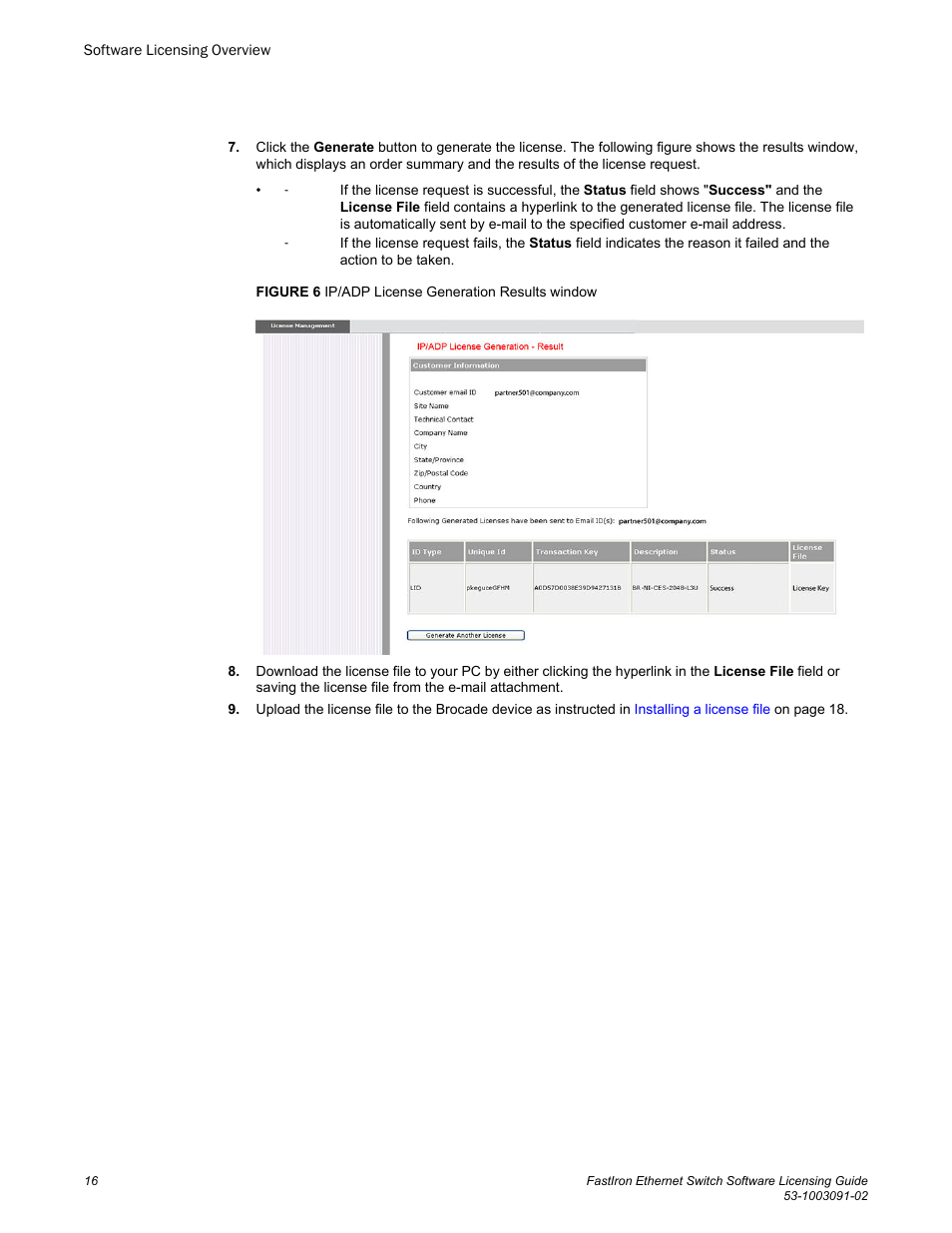 Brocade FastIron Ethernet Switch Software Licensing Guide User Manual | Page 18 / 58