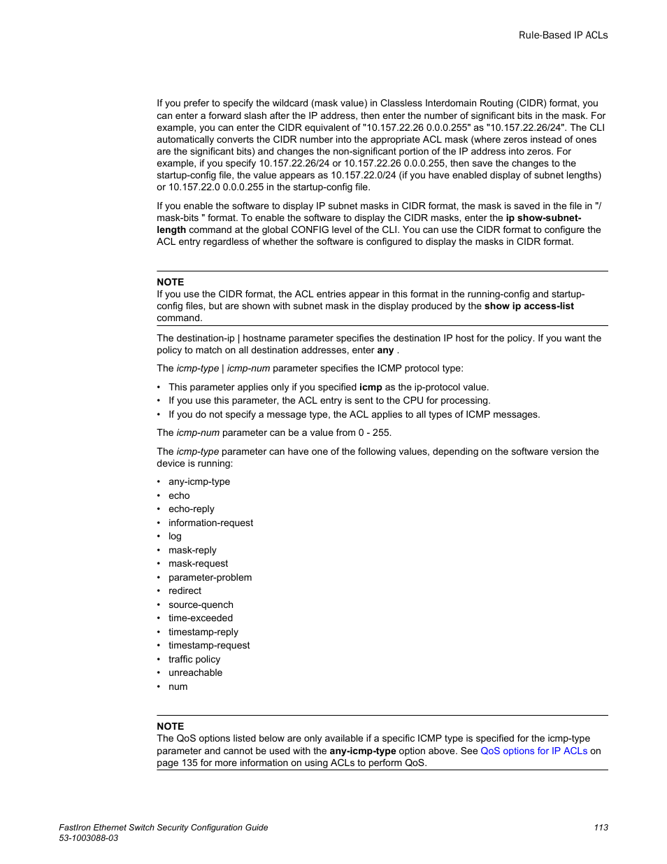 Brocade FastIron Ethernet Switch Security Configuration Guide User Manual | Page 113 / 396