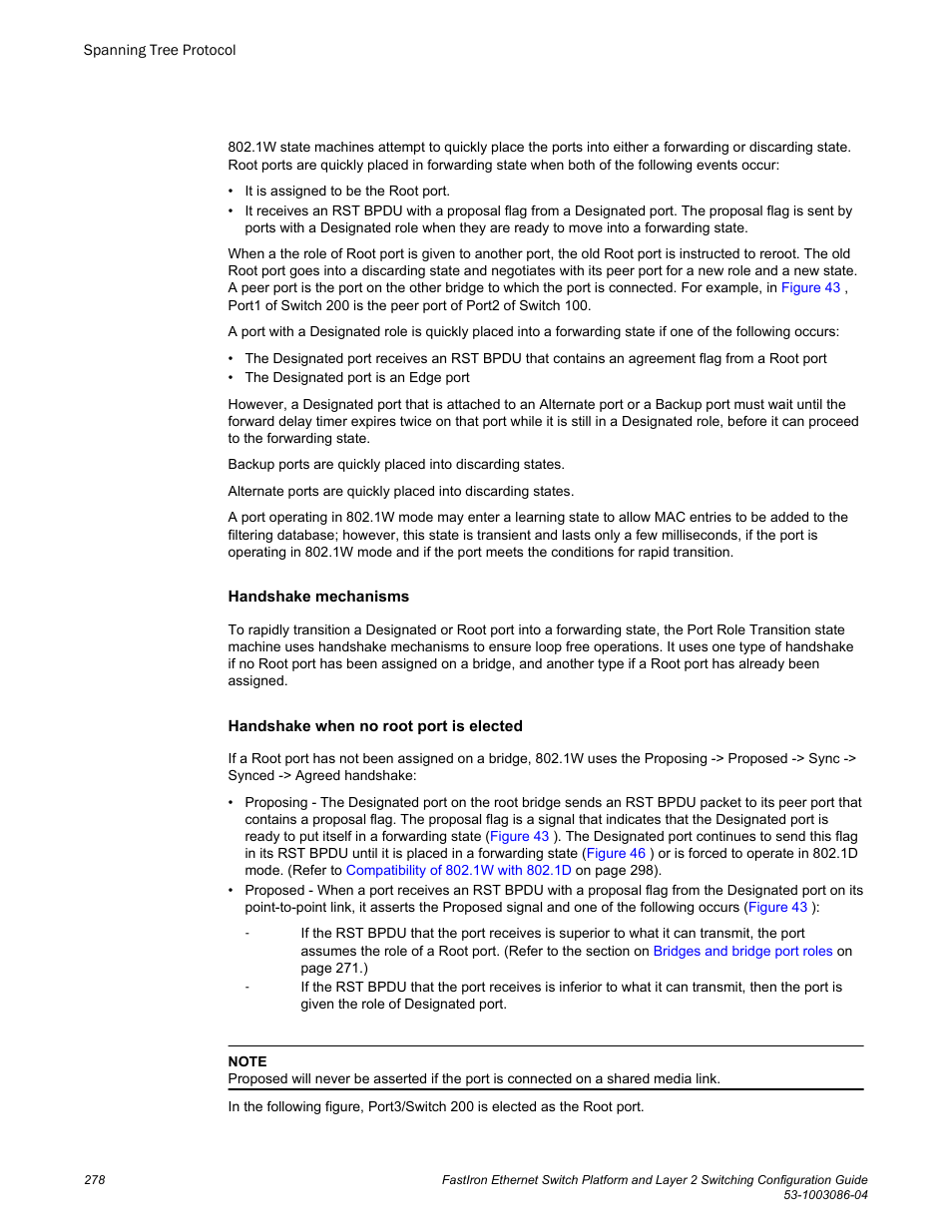 Brocade FastIron Ethernet Switch Platform and Layer 2 Switching Configuration Guide User Manual | Page 278 / 454