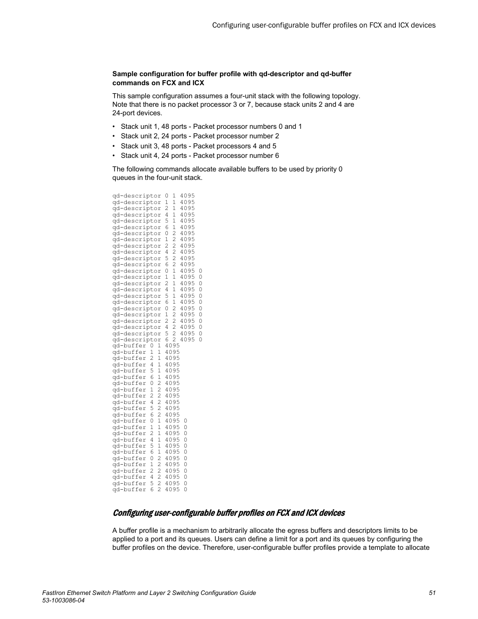 Brocade FastIron Ethernet Switch Platform and Layer 2 Switching Configuration Guide User Manual | Page 51 / 454