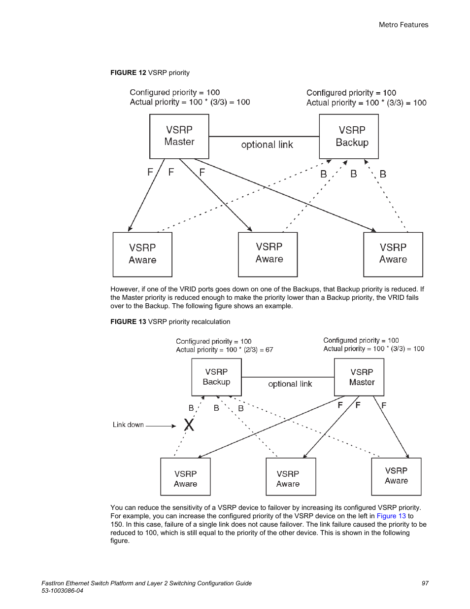 Brocade FastIron Ethernet Switch Platform and Layer 2 Switching Configuration Guide User Manual | Page 97 / 454