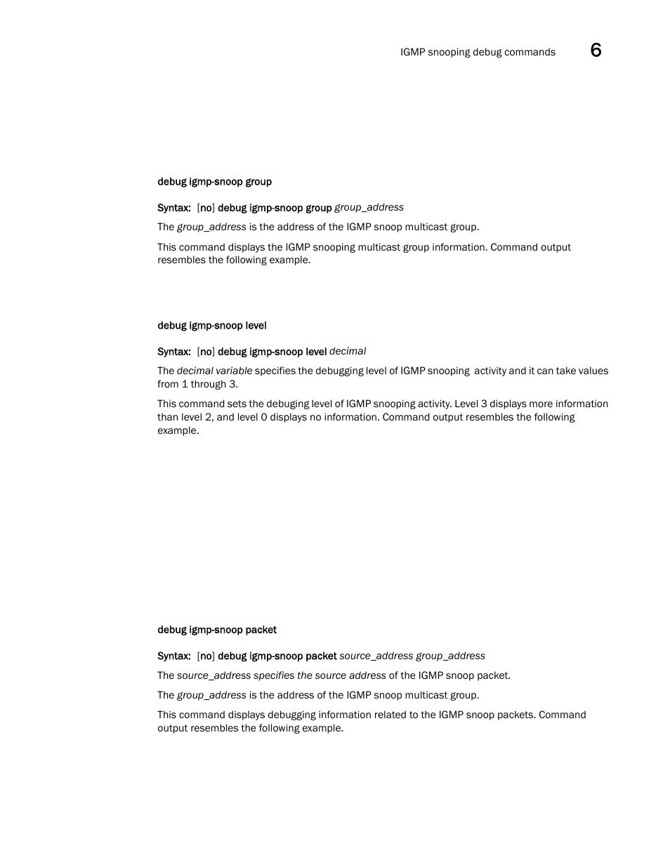 Brocade FastIron SX, FCX, and ICX Diagnostic Reference User Manual | Page 165 / 222