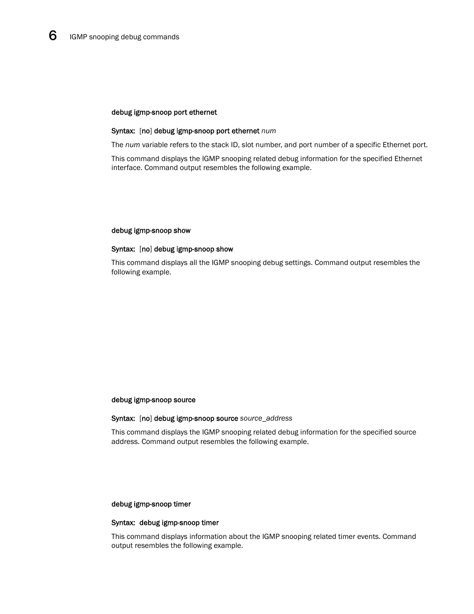 Brocade FastIron SX, FCX, and ICX Diagnostic Reference User Manual | Page 166 / 222