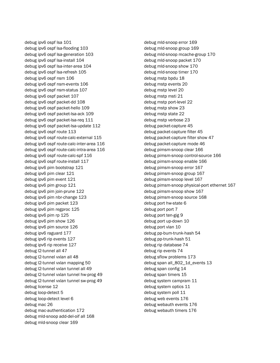 Brocade FastIron SX, FCX, and ICX Diagnostic Reference User Manual | Page 221 / 222