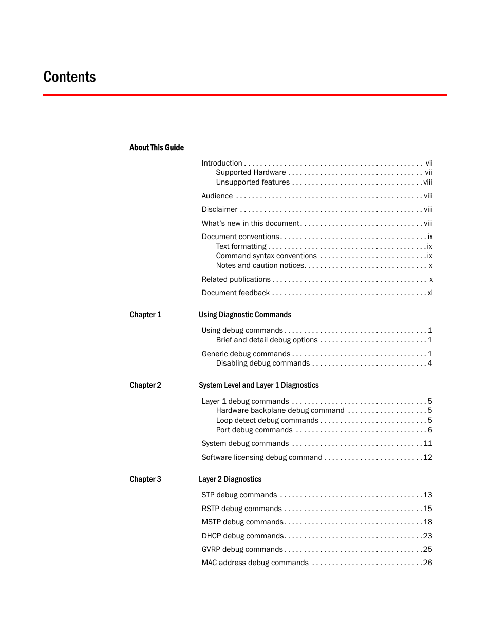 Brocade FastIron SX, FCX, and ICX Diagnostic Reference User Manual | Page 3 / 222