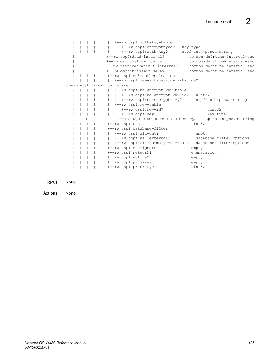 Brocade Network OS YANG Reference Manual v4.1.1 User Manual | Page 147 / 238