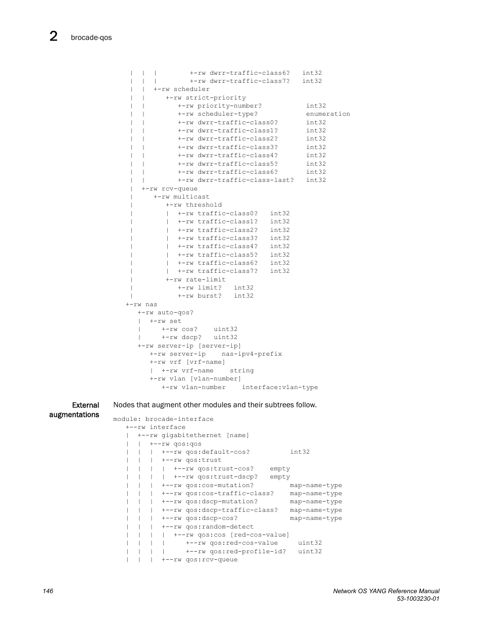 Brocade Network OS YANG Reference Manual v4.1.1 User Manual | Page 158 / 238