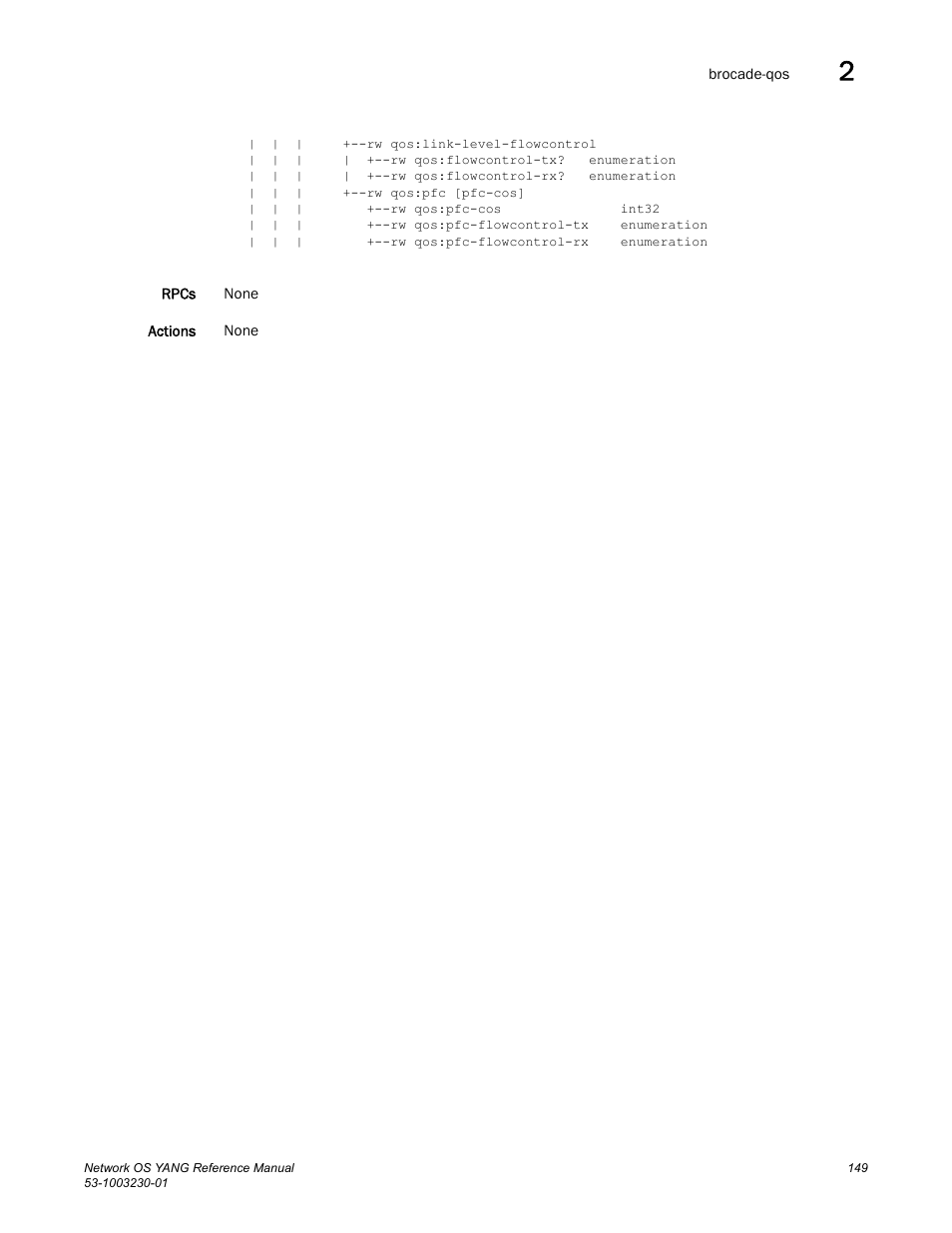 Brocade Network OS YANG Reference Manual v4.1.1 User Manual | Page 161 / 238