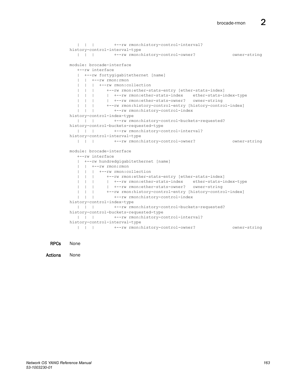 Brocade Network OS YANG Reference Manual v4.1.1 User Manual | Page 175 / 238