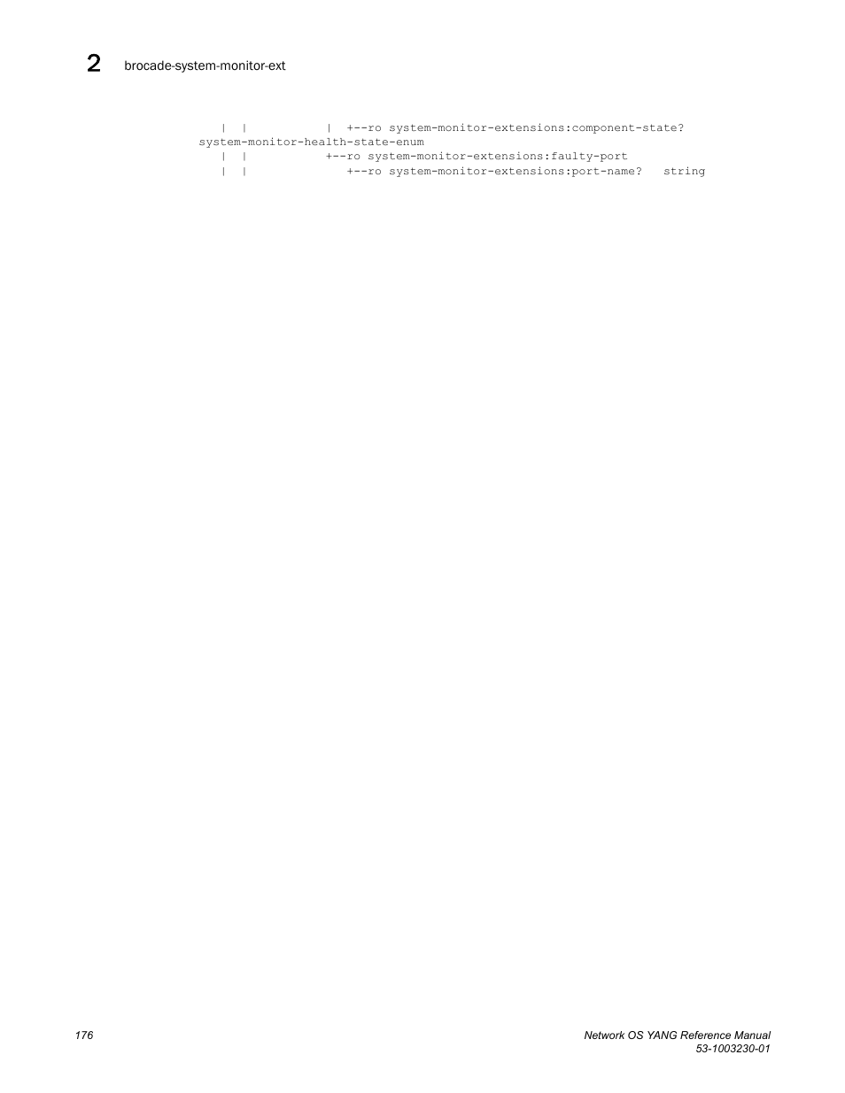 Brocade Network OS YANG Reference Manual v4.1.1 User Manual | Page 188 / 238