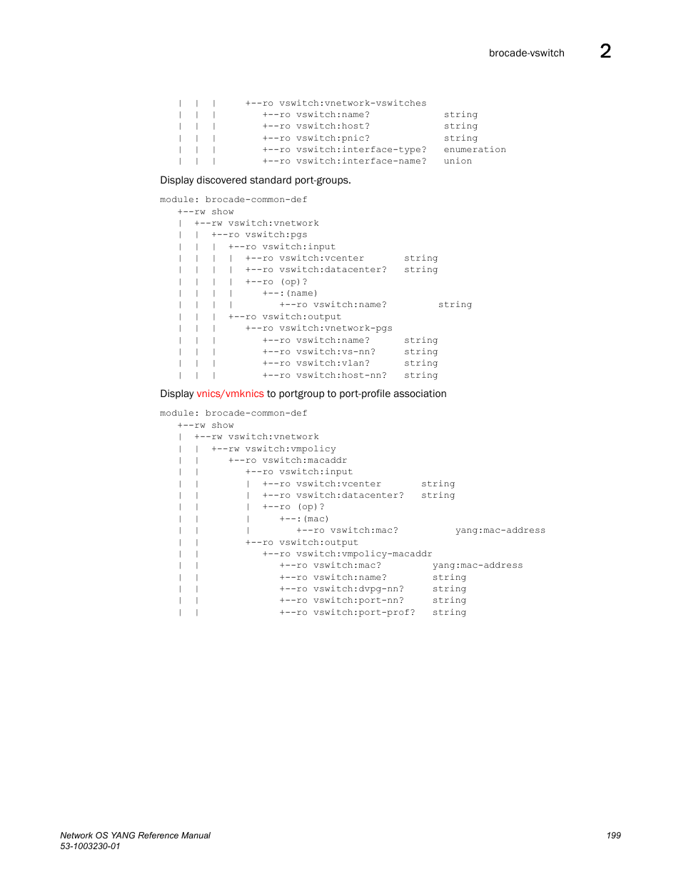 Brocade Network OS YANG Reference Manual v4.1.1 User Manual | Page 211 / 238