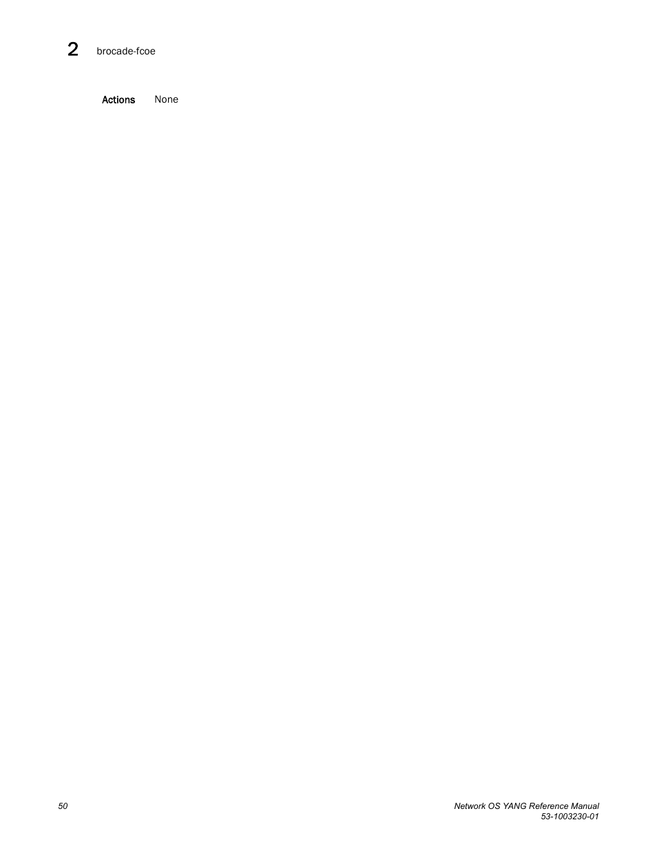 Brocade Network OS YANG Reference Manual v4.1.1 User Manual | Page 62 / 238