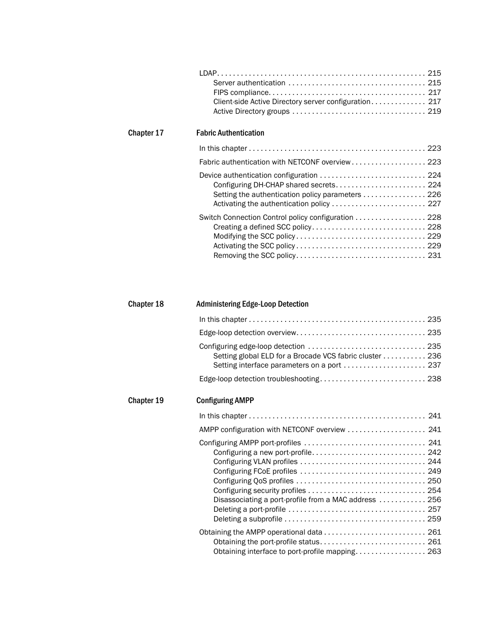 Brocade Network OS NETCONF Operations Guide v4.1.1 User Manual | Page 12 / 622