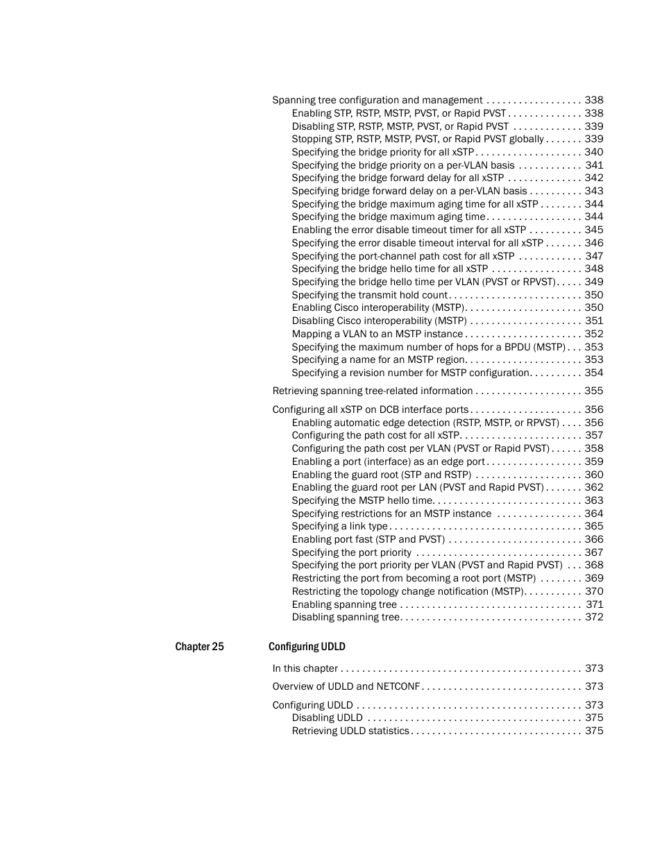Brocade Network OS NETCONF Operations Guide v4.1.1 User Manual | Page 15 / 622