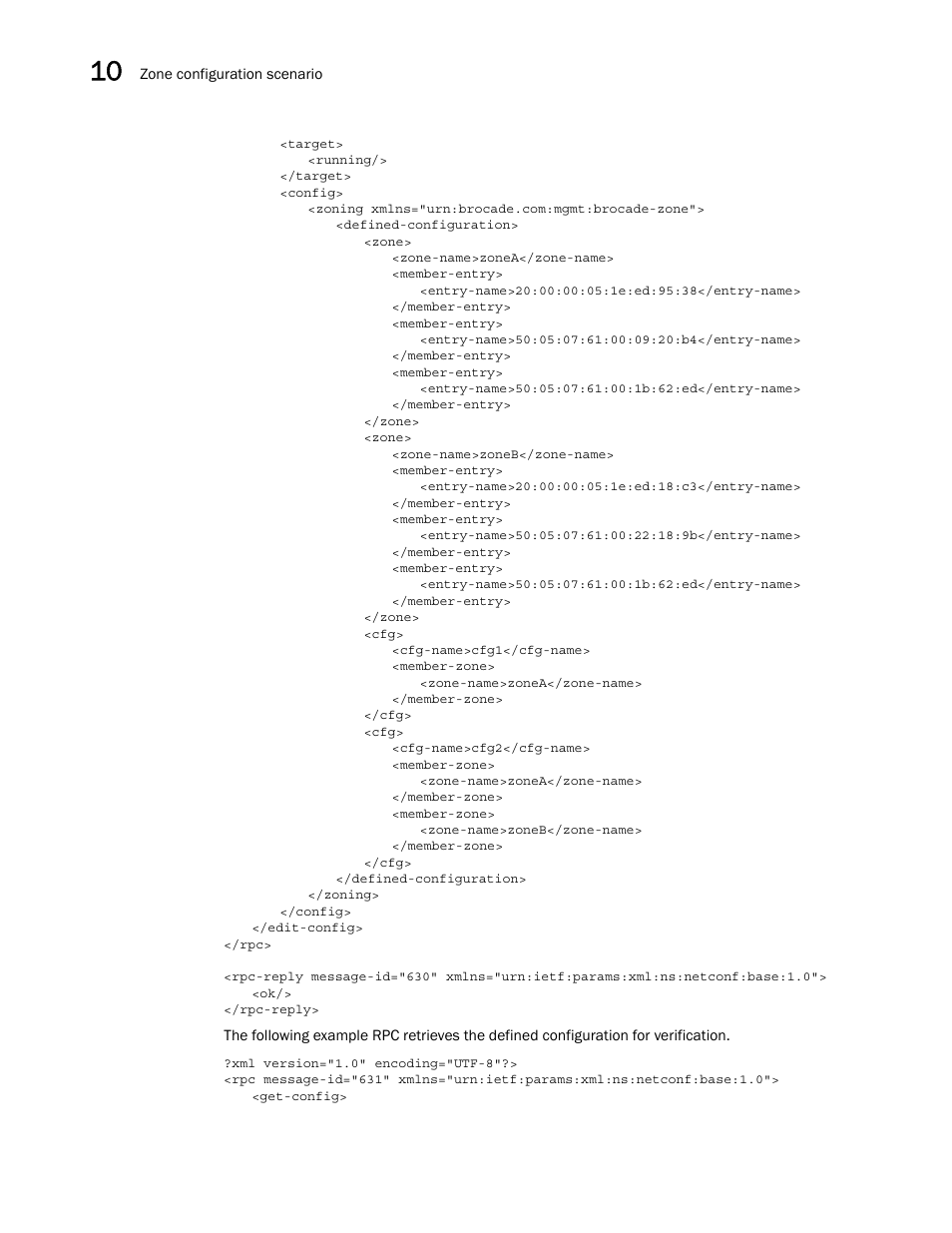 Brocade Network OS NETCONF Operations Guide v4.1.1 User Manual | Page 162 / 622