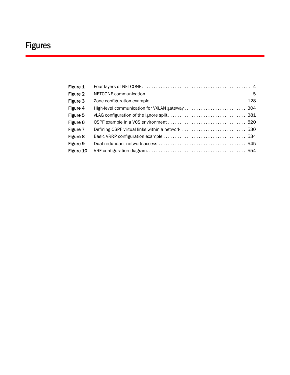 Figures | Brocade Network OS NETCONF Operations Guide v4.1.1 User Manual | Page 23 / 622