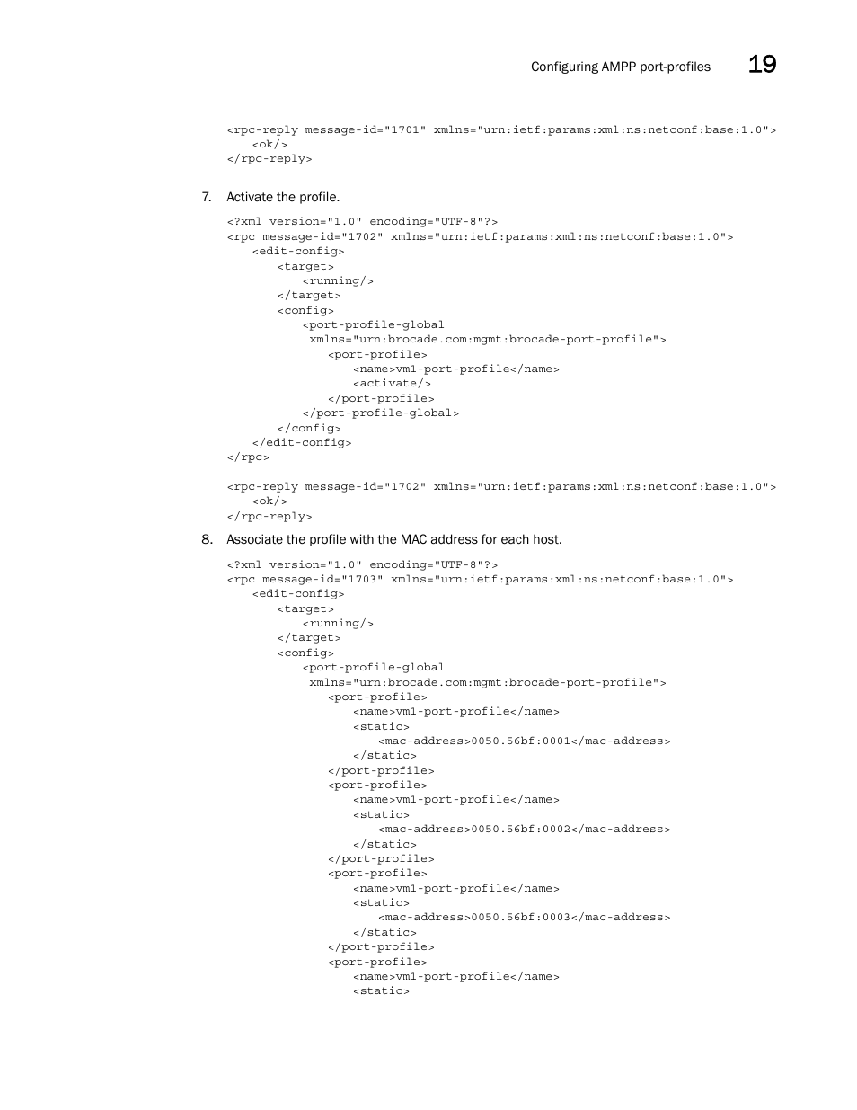 Brocade Network OS NETCONF Operations Guide v4.1.1 User Manual | Page 275 / 622
