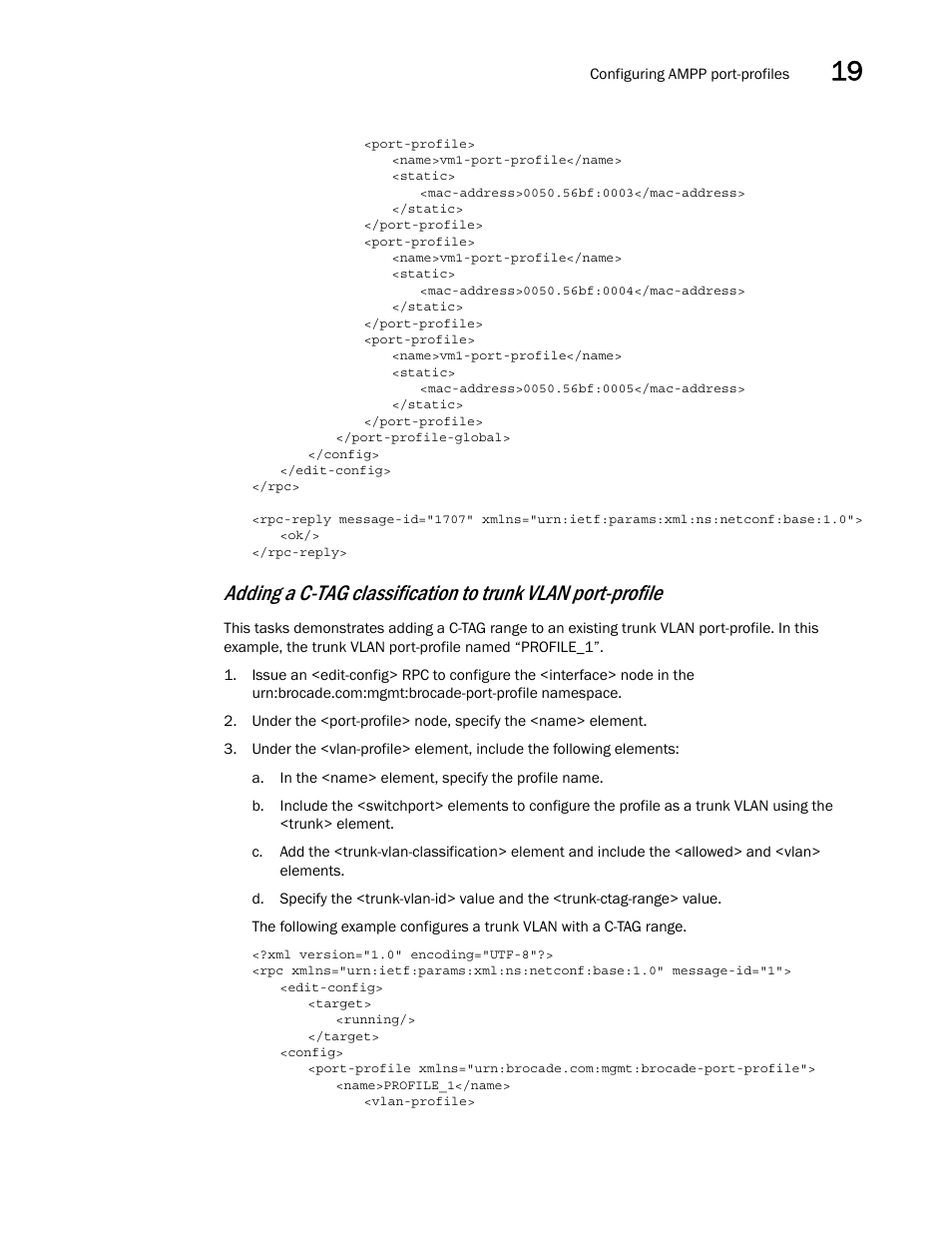 Brocade Network OS NETCONF Operations Guide v4.1.1 User Manual | Page 279 / 622