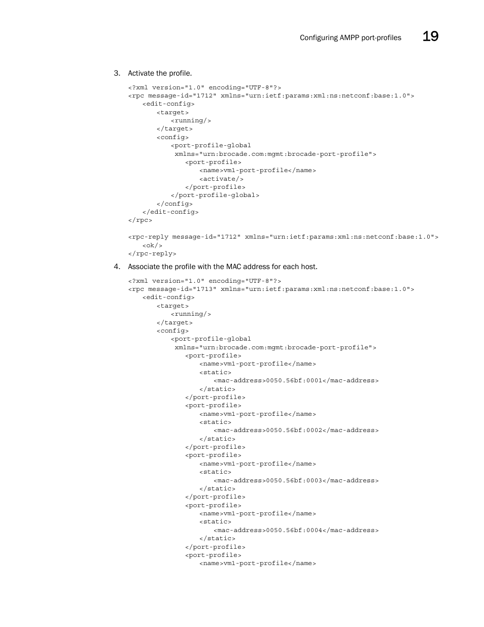 Brocade Network OS NETCONF Operations Guide v4.1.1 User Manual | Page 285 / 622