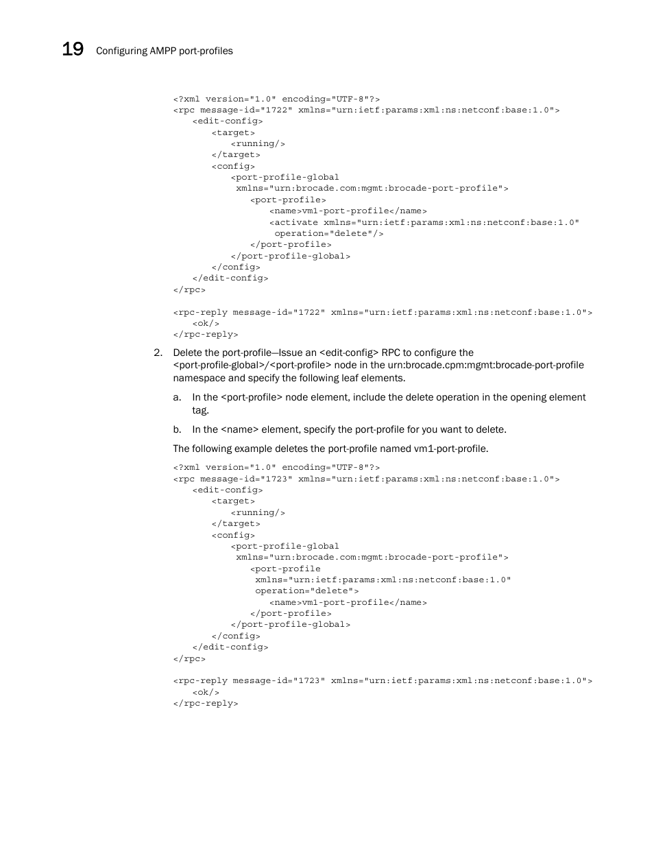 Brocade Network OS NETCONF Operations Guide v4.1.1 User Manual | Page 290 / 622