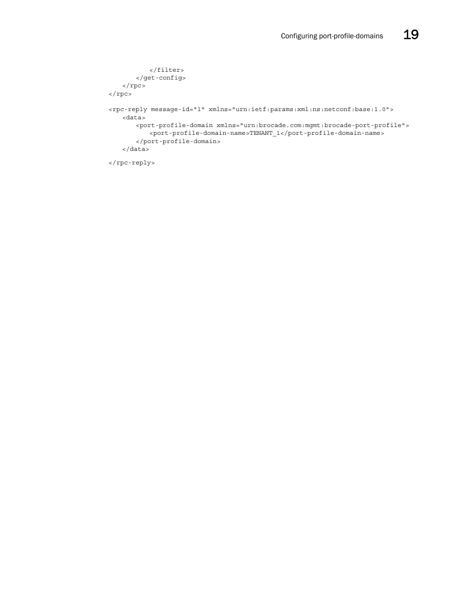 Brocade Network OS NETCONF Operations Guide v4.1.1 User Manual | Page 301 / 622