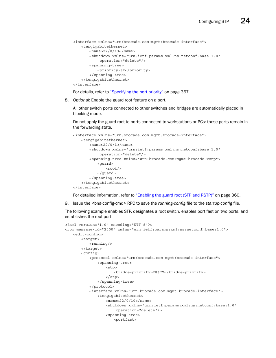 Brocade Network OS NETCONF Operations Guide v4.1.1 User Manual | Page 363 / 622