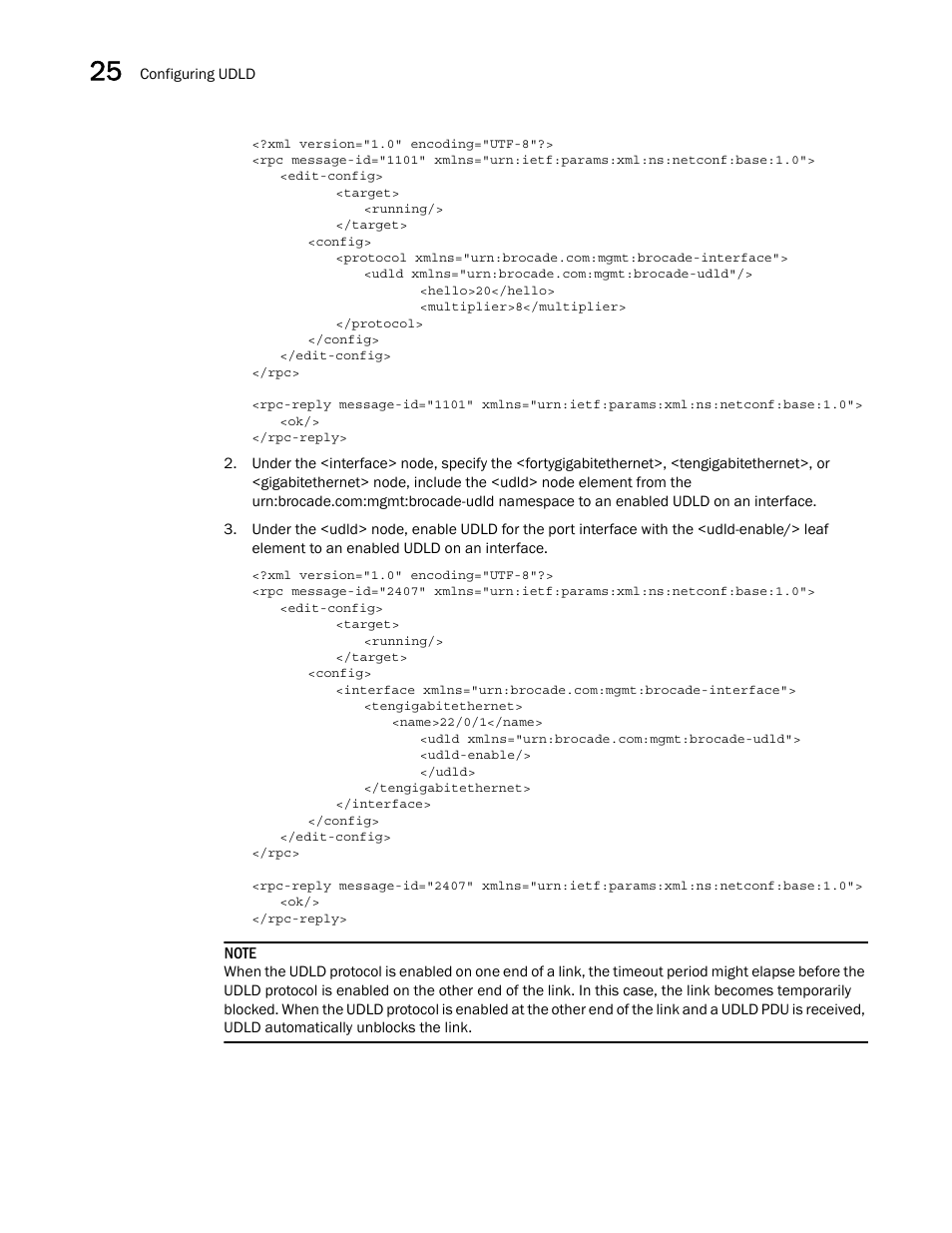 Brocade Network OS NETCONF Operations Guide v4.1.1 User Manual | Page 406 / 622