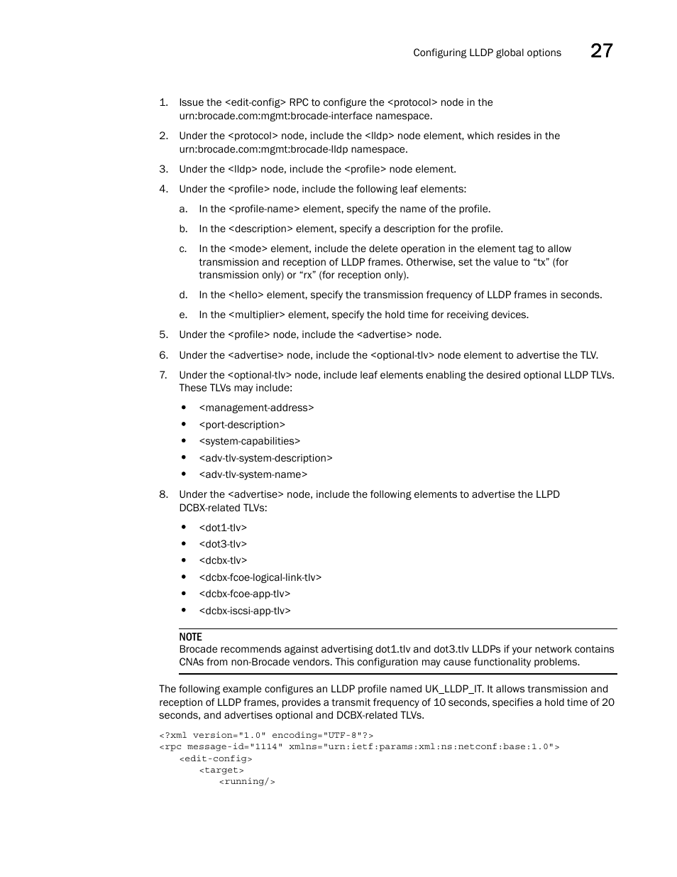 Brocade Network OS NETCONF Operations Guide v4.1.1 User Manual | Page 431 / 622