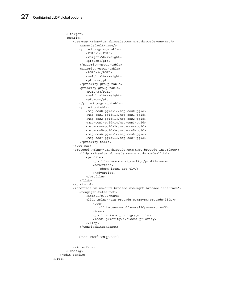 Brocade Network OS NETCONF Operations Guide v4.1.1 User Manual | Page 434 / 622