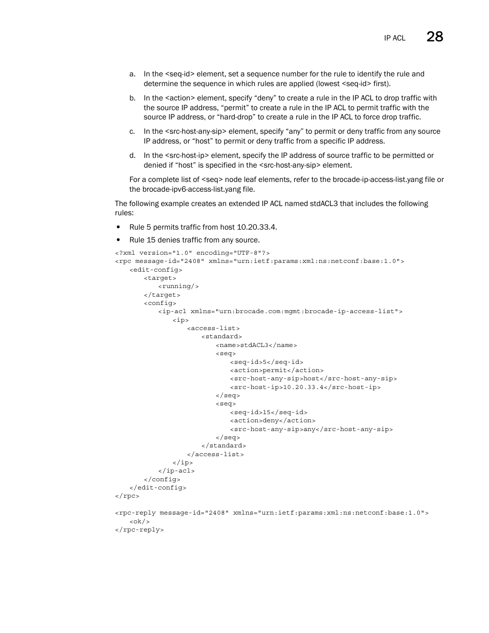 Brocade Network OS NETCONF Operations Guide v4.1.1 User Manual | Page 447 / 622