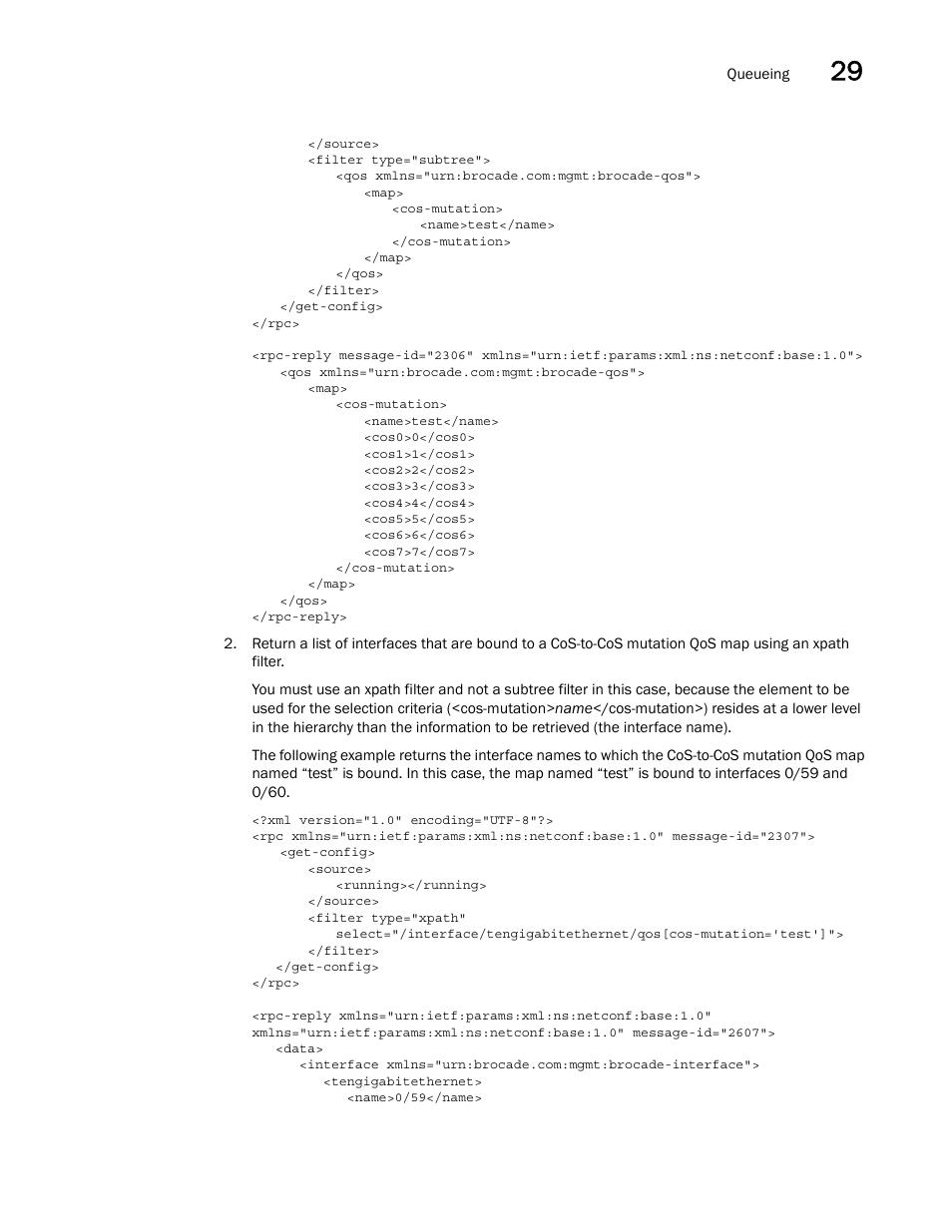 Brocade Network OS NETCONF Operations Guide v4.1.1 User Manual | Page 459 / 622