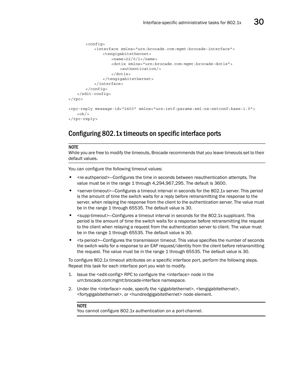 Brocade Network OS NETCONF Operations Guide v4.1.1 User Manual | Page 509 / 622