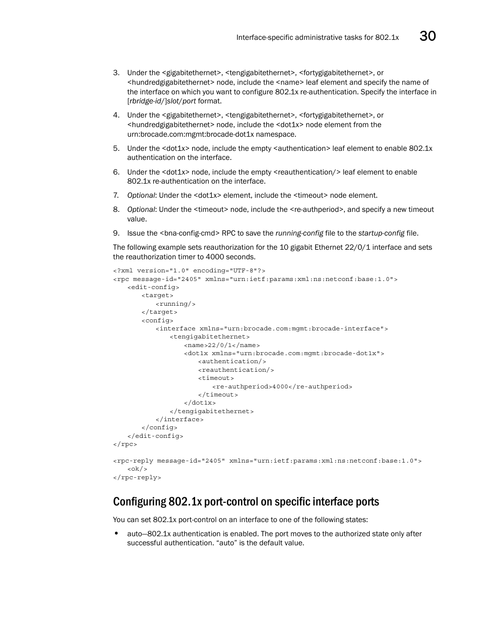 Brocade Network OS NETCONF Operations Guide v4.1.1 User Manual | Page 511 / 622