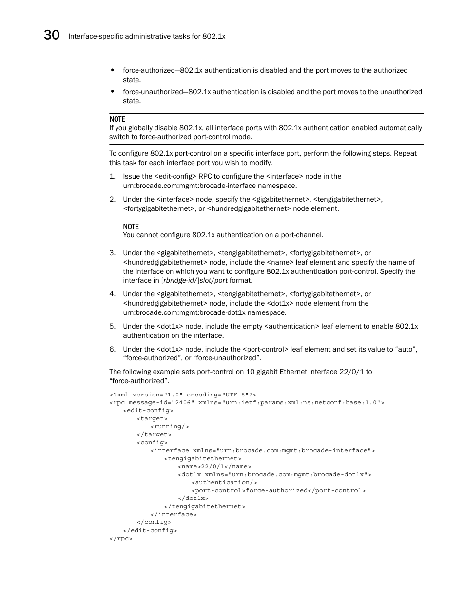 Brocade Network OS NETCONF Operations Guide v4.1.1 User Manual | Page 512 / 622