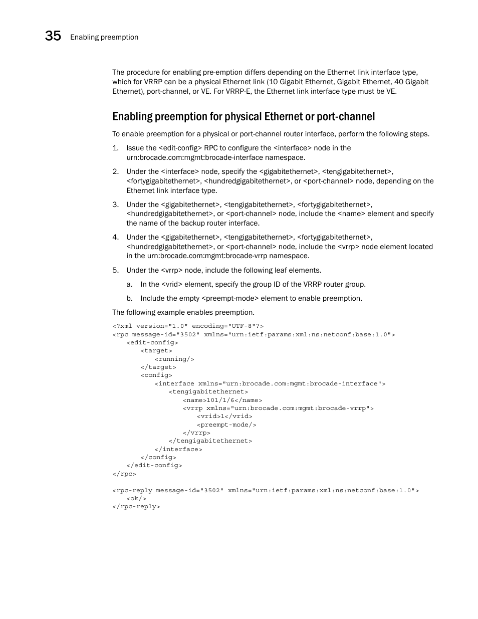 Brocade Network OS NETCONF Operations Guide v4.1.1 User Manual | Page 572 / 622