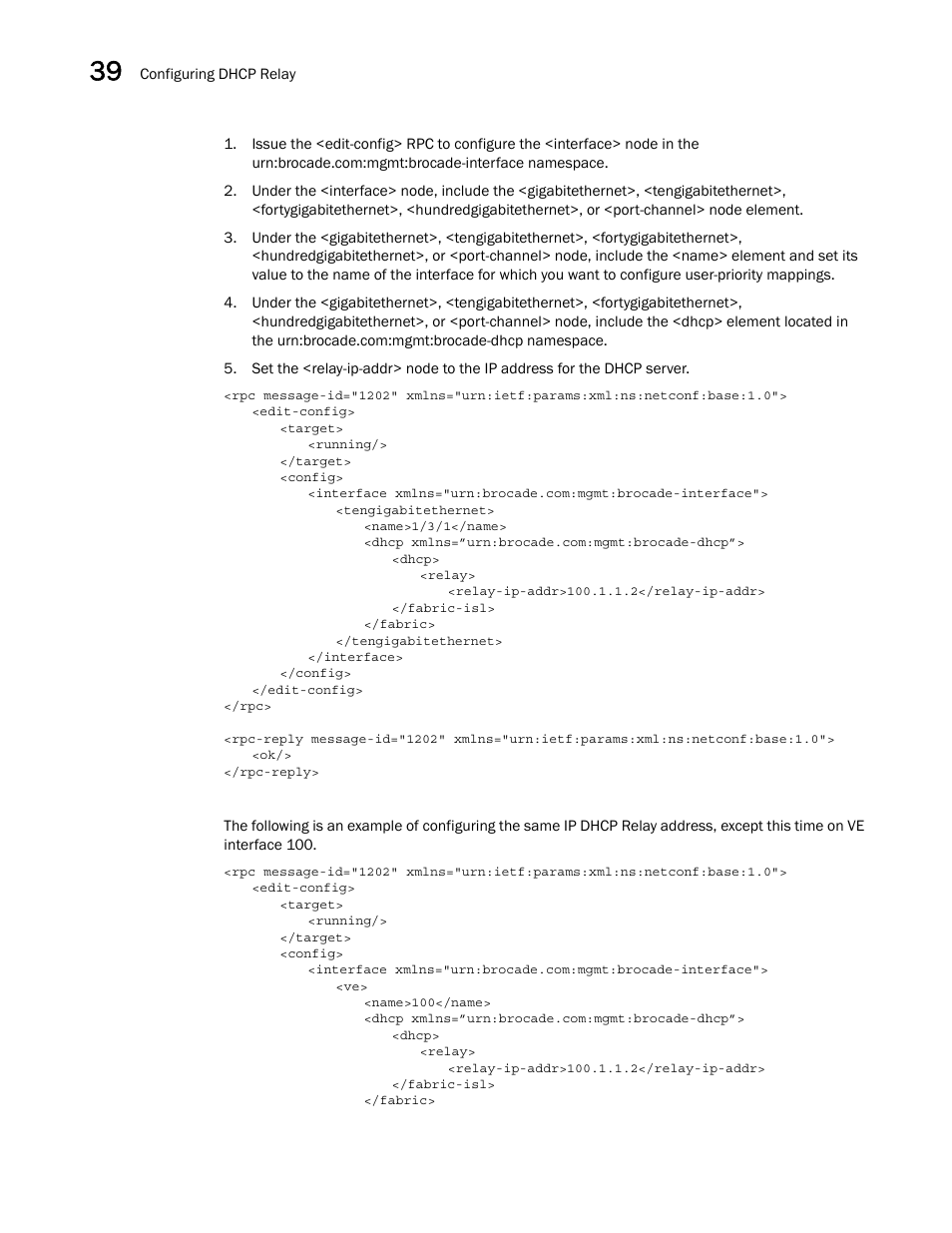 Brocade Network OS NETCONF Operations Guide v4.1.1 User Manual | Page 600 / 622