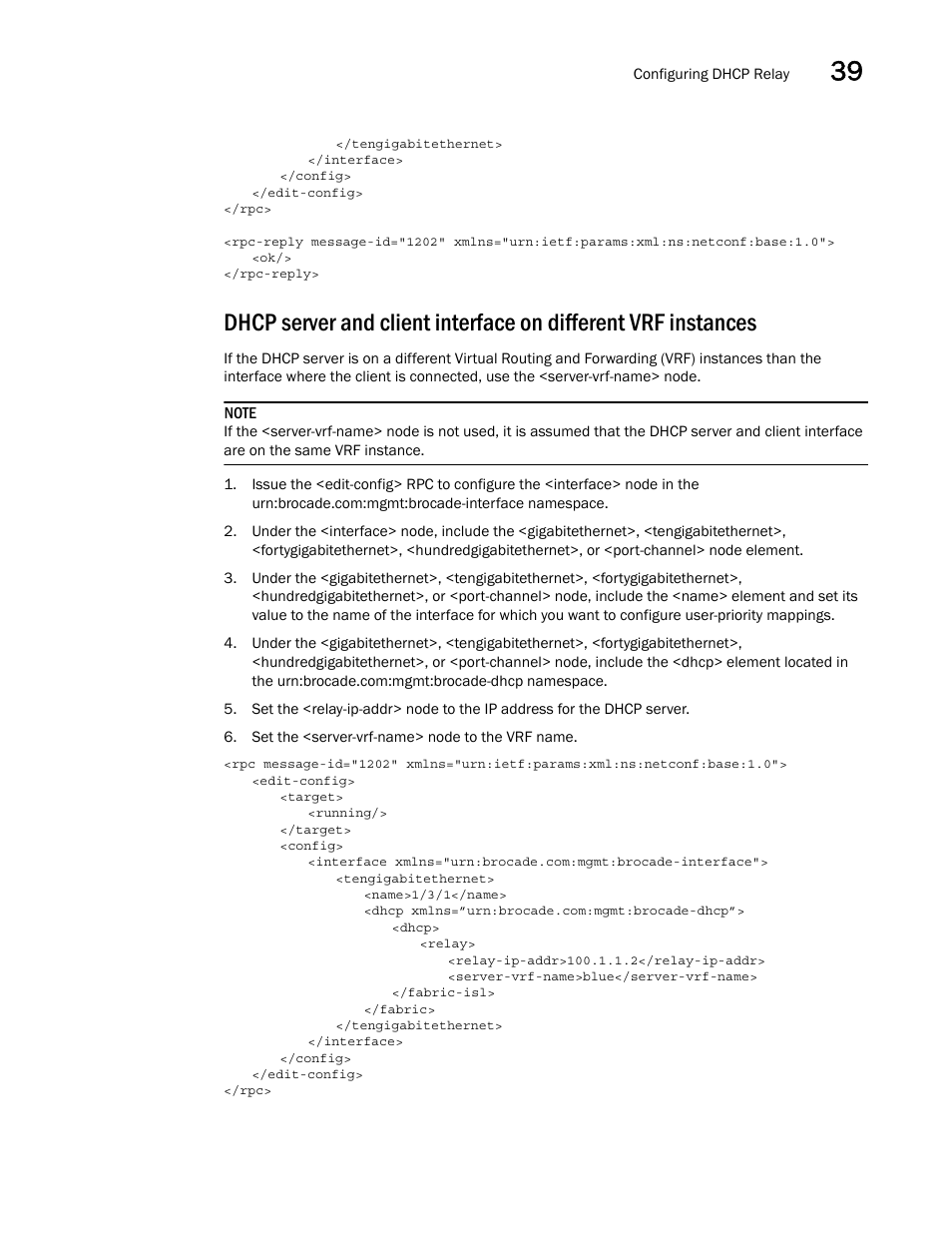 Brocade Network OS NETCONF Operations Guide v4.1.1 User Manual | Page 601 / 622