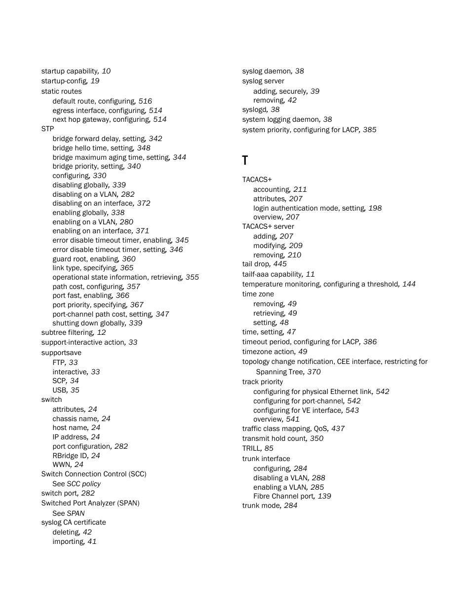 Brocade Network OS NETCONF Operations Guide v4.1.1 User Manual | Page 619 / 622
