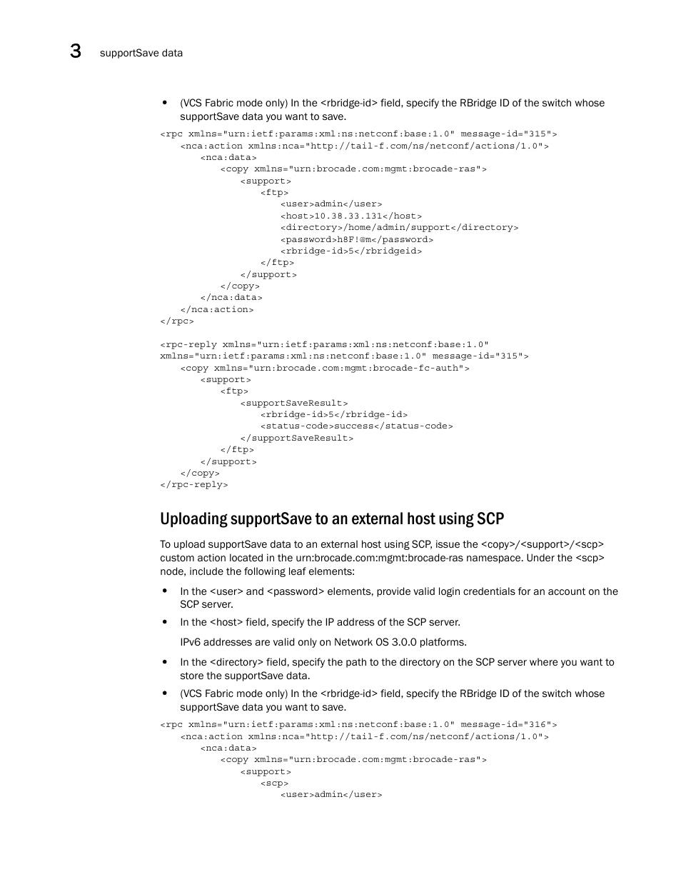 Brocade Network OS NETCONF Operations Guide v4.1.1 User Manual | Page 66 / 622